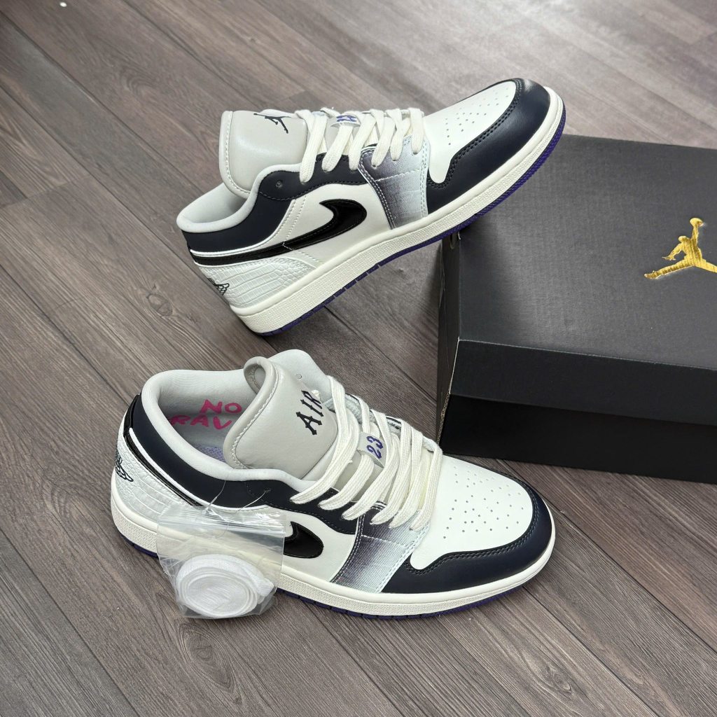 Giày Sneaker Nam Nữ, Giày Thể Thao Cổ Thấp Rắn Tím (CÓ HỖ TRỢ ĐỔI SZ) || Mã JA07
