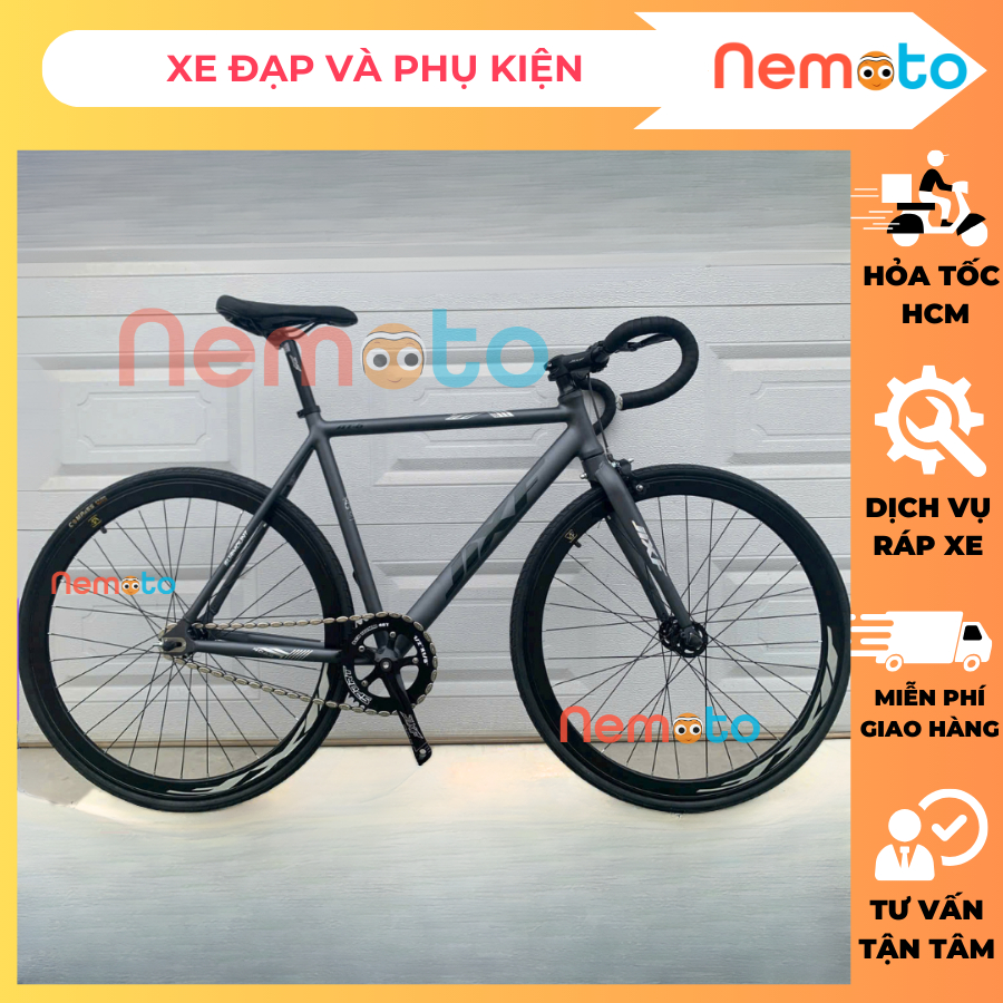 Xe Đạp Fixed Gear JIXF AT-3 – Khung Nhôm Siêu Nhẹ – Vành 700C – Phanh ...