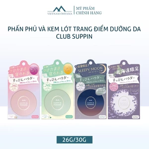 Phấn phủ và kem lót trang điểm dưỡng da Club Suppin powder and cream C