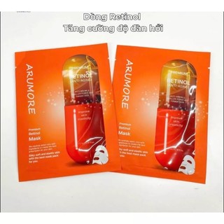 Hộp 10 miếng mặt nạ cấp ẩm trắng da Arumore mặt nạ arumore dưỡng trắng - Kosmi Beauty