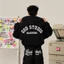 Áo Khoác Hoodie Zip Boxy GODMOTHER Blackvibes Form Boxy Có Cúc Bấm In Chữ GODSTUDIO