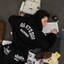 Áo Khoác Hoodie Zip Boxy GODMOTHER Blackvibes Form Boxy Có Cúc Bấm In Chữ GODSTUDIO