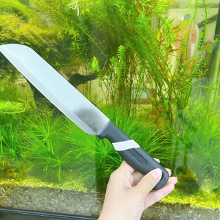 Dao thái thịt làm bếp cán nhựa đen lưỡi bén bền chắc cắt thái tiện lợi có nhiều size hàng gia công