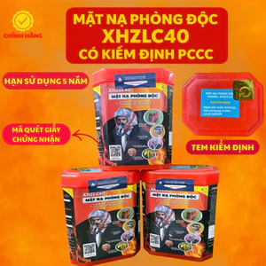 Mặt Nạ Phòng Độc XHZLC40 – Lọc Khói Độc, Bảo Vệ Hô Hấp Khi Cháy – Hàng Chuẩn PCCC, Dễ Thở, Đeo Nhanh