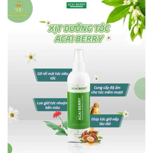 Combo 3 chai Xịt dưỡng phục hồi tóc hư tổn nặng Acai Berry Hair Repair Essence Lotion 300ml ( Pháp )