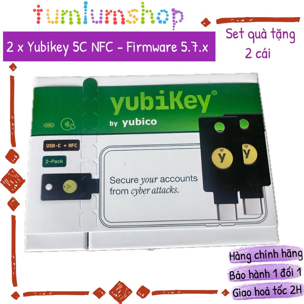Yubikey - Giá Tốt, Miễn Phí Vận Chuyển, Đủ Loại | Shopee Việt Nam