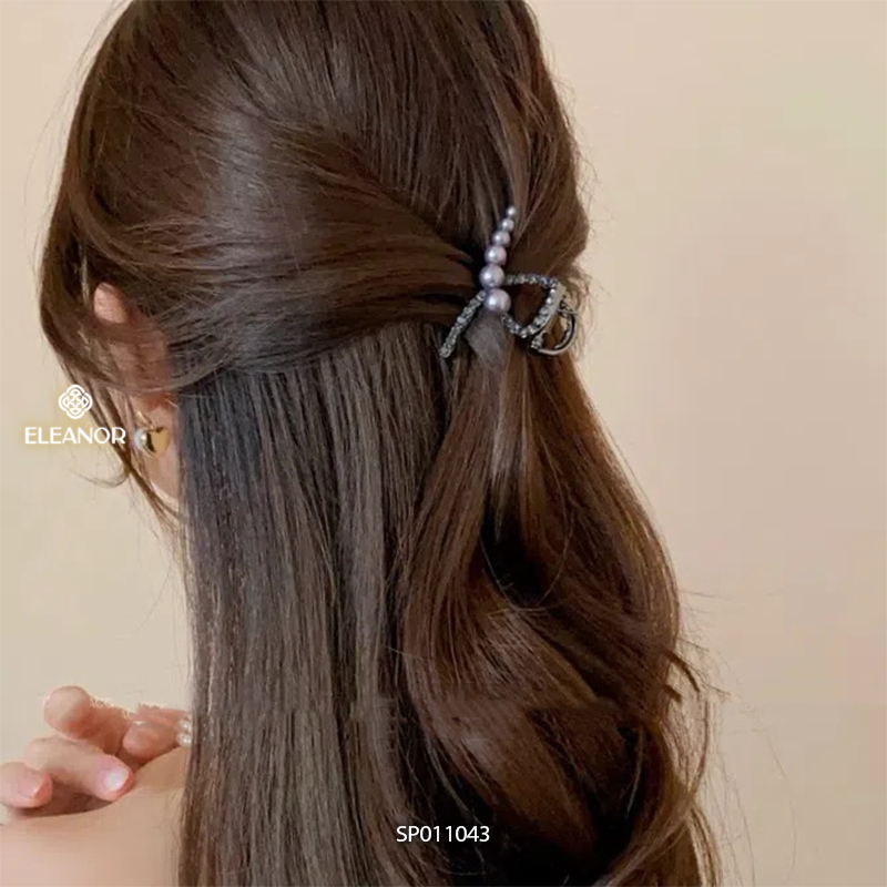 Kẹp tóc nữ Eleanor Accessories đính đá kẹp tóc càng cua phụ kiện tóc 11043