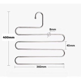 Combo 3 Móc inox 5 tầng treo quần áo, treo khăn - đa năng, tiện dụng