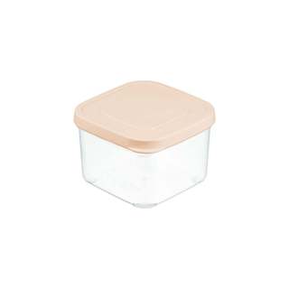 Hộp thực phẩm vuông Inochi -Hokkaido 500ml-750ml-1000ml-1500ml- 2500ml ( Nắp Cam/Hồng/Xanh/Trắng)