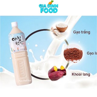 [Thùng x12 Chai] Sữa gạo - Nước gạo rang Hàn Quốc 1500ml