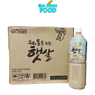 [Thùng x12 Chai] Sữa gạo - Nước gạo rang Hàn Quốc 1500ml