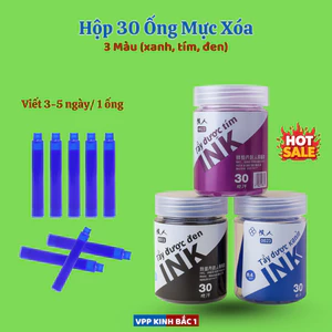 ⭐ HỘP ỐNG MỰC XÓA – DÙNG CHO NHIỀU LOẠI BÚT MÁY, KHÔNG LEM ĐẬM MÀU