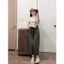 QUẦN BAGGY NỮ ỐNG SUÔNG RỘNG FORM DÁNG LỬNG CHẤT KAKI MỀM MẠI KIỂU DÁNG TRẺ TRUNG NĂNG ĐỘNG MS415