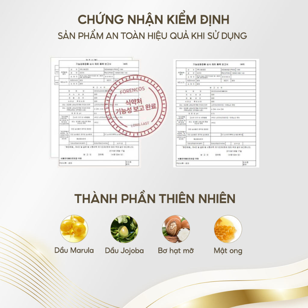 Combo 2 kem Dưỡng Ẩm Trắng Da, Chống Lão Hoá, Căng Bóng Và Trẻ Hoá FORENCOS Ban Ngày Và Ban Đêm 15g