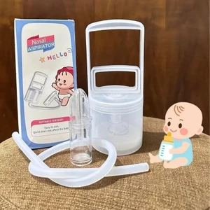 Bộ Dụng Cụ Hút Mũi Kéo Tay HQ - Lực Hút Mạnh Chống Trào Ngược Nhựa Nguyên Sinh An Toàn Cho Bé Sơ Sinh & Trẻ Nhỏ 0-6 Tuổi