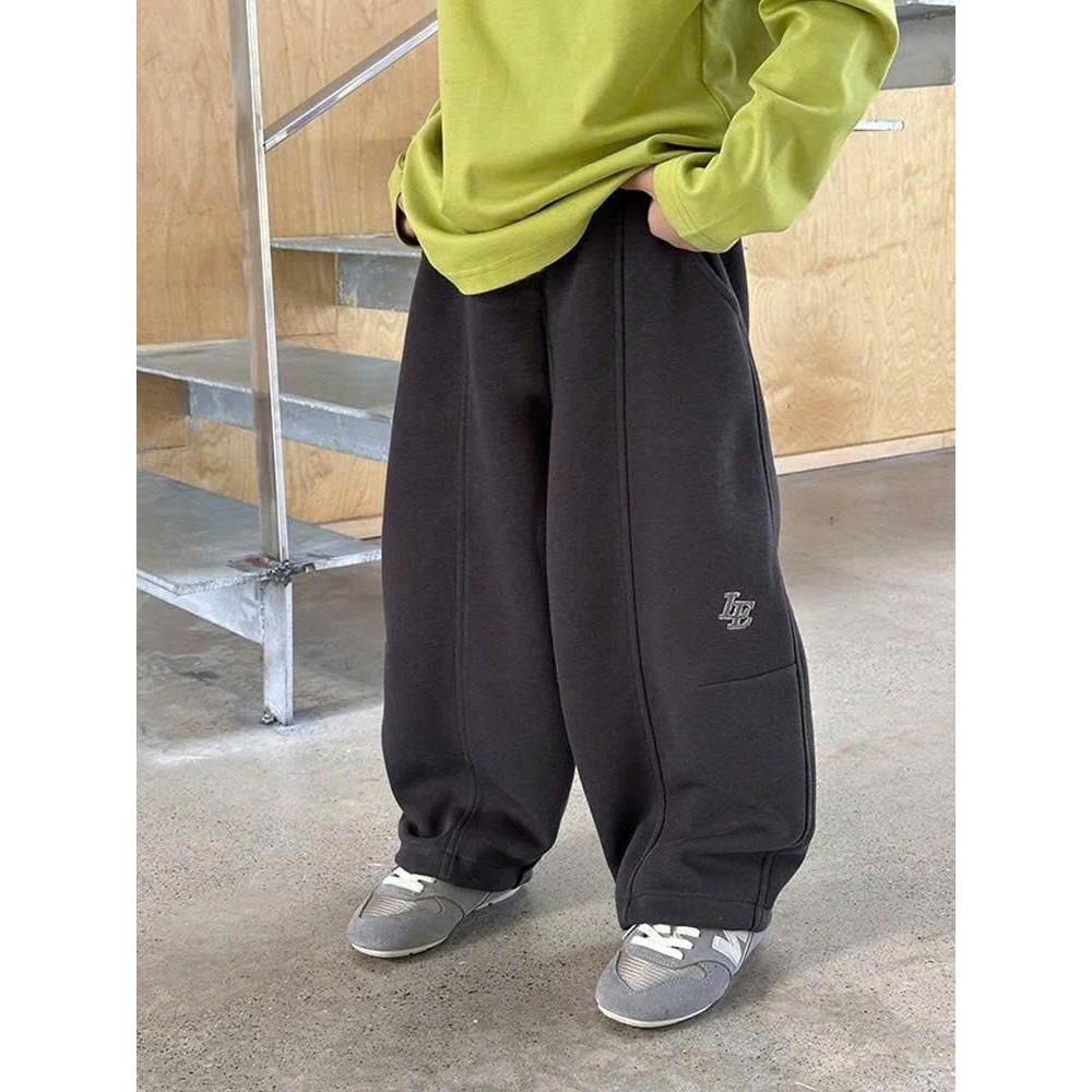 Quần Nỉ Lót Lông cừu cho bé trai "LE", Chất liệu mềm dày ấm, 2 Phong cách BAGGY/BOMBER, Size từ 20-60Kg