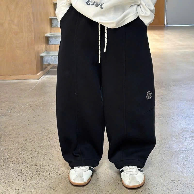 Quần Nỉ Lót Lông cừu cho bé trai "LE", Chất liệu mềm dày ấm, 2 Phong cách BAGGY/BOMBER, Size từ 20-60Kg