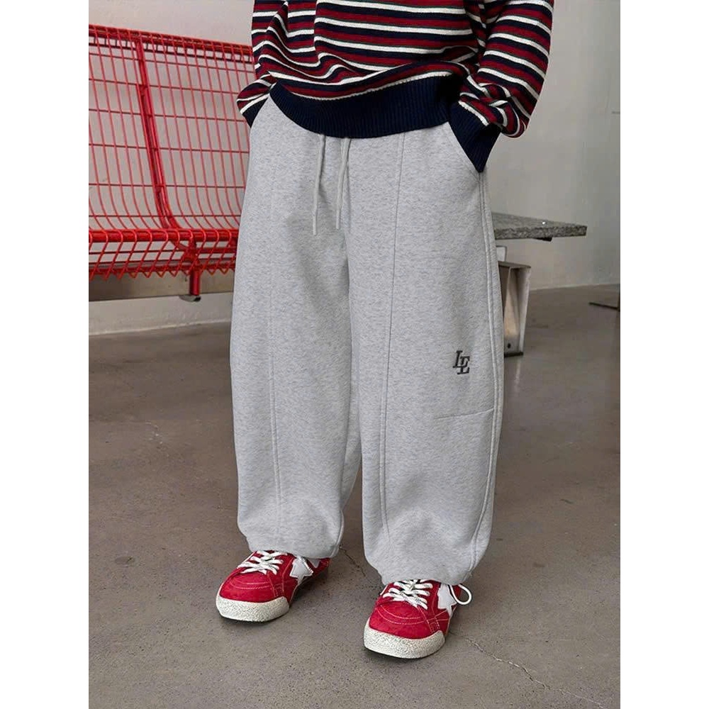 Quần Nỉ Lót Lông cừu cho bé trai "LE", Chất liệu mềm dày ấm, 2 Phong cách BAGGY/BOMBER, Size từ 20-60Kg