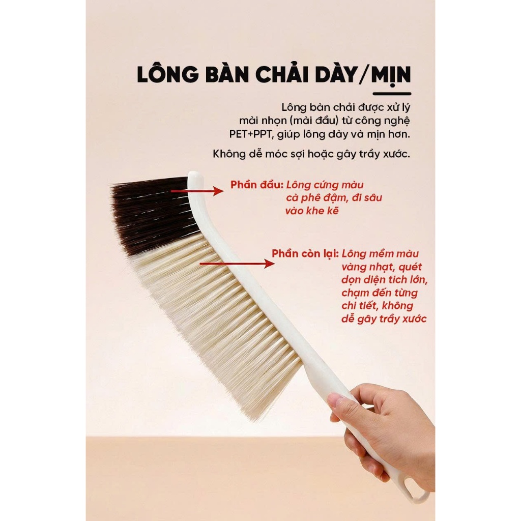 [Võ Hà Linh x MyJae] Chổi quét bụi đa năng - quét giường, nệm làm sạch bụi MyJae