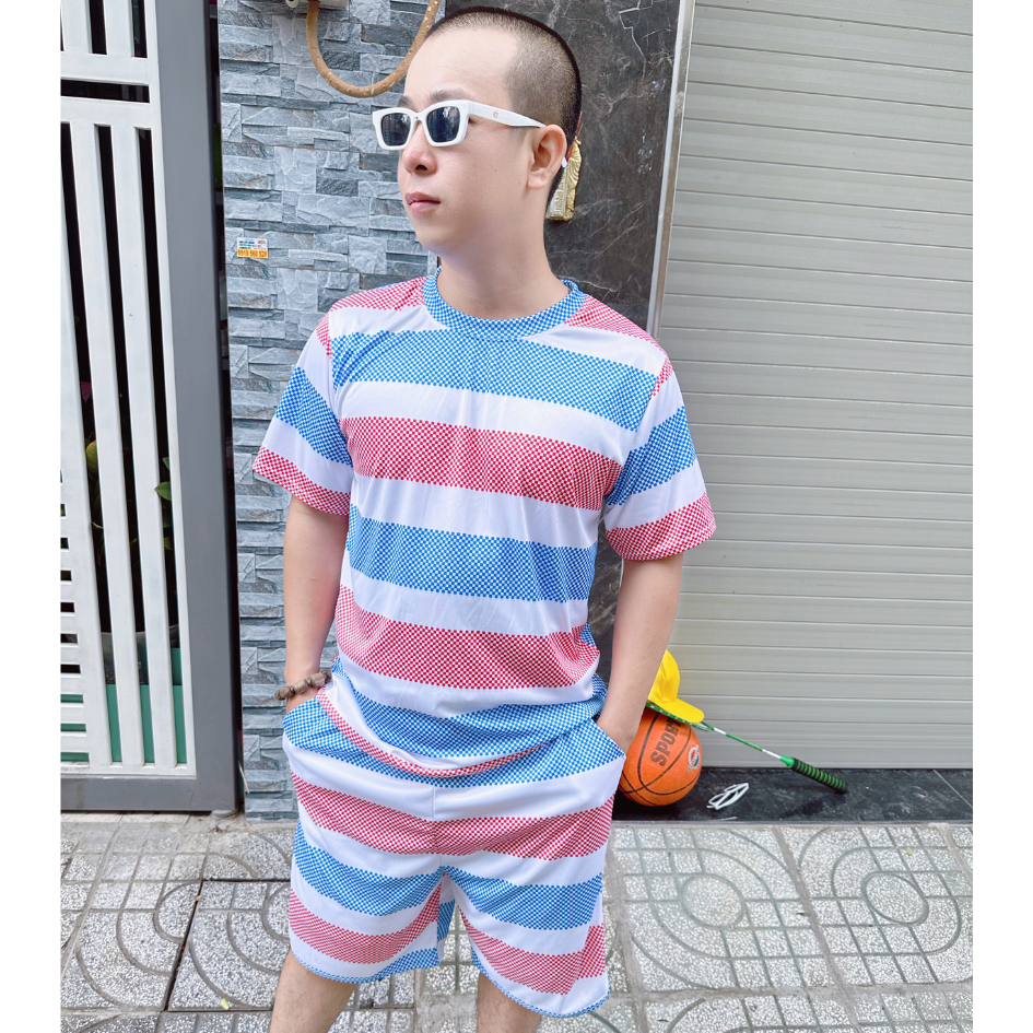 Bộ Thể Thao Nam PHÔNG BẠT mặc ở nhà đi chơi chất Thun Lạnh siêu xịn - unisex Kl1