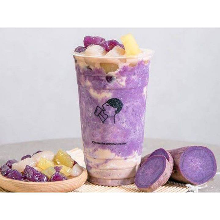 Sốt Khoai Môn Golden Farm 630g, Xốt Topping Thơm Béo Vị Khoai Môn Đậm Vị, Làm Kem Trà Sữa Và Sinh Tố