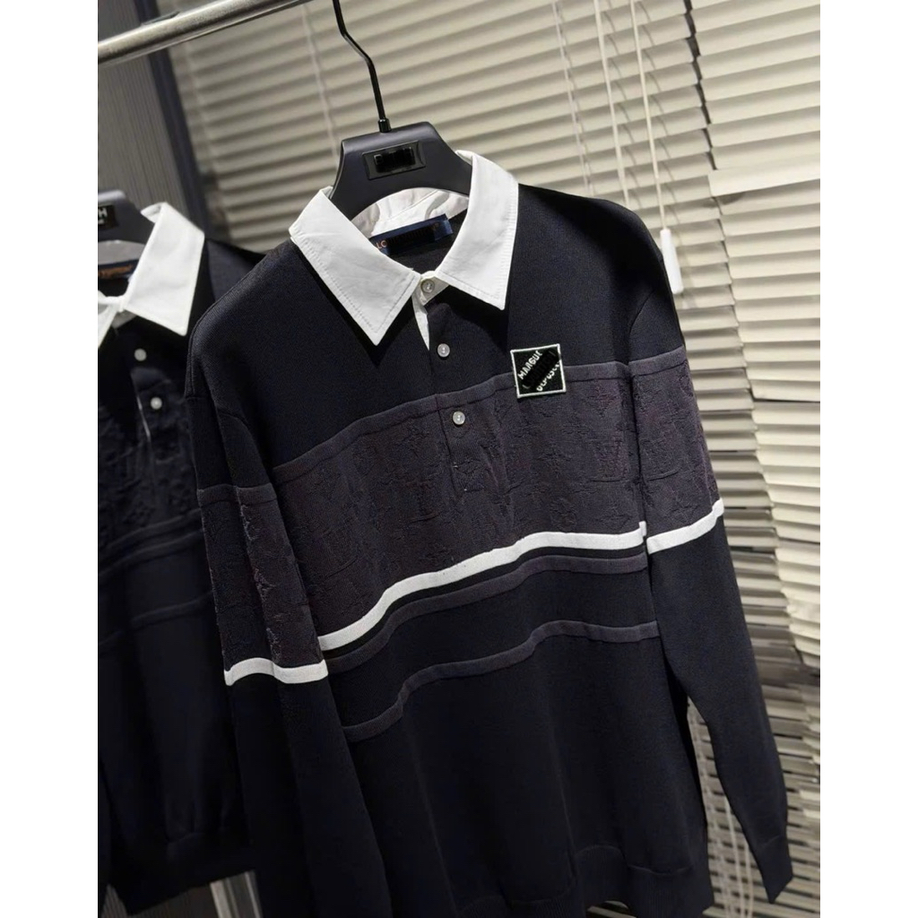⚡️[Hight Quality] Áo Len Cổ Tròn Nam Nữ \ / B1son Sweater Polo Dài - Điểm Nhấn Chữ Dệt Nổi Phối Cố Cao Cấp Loại 1