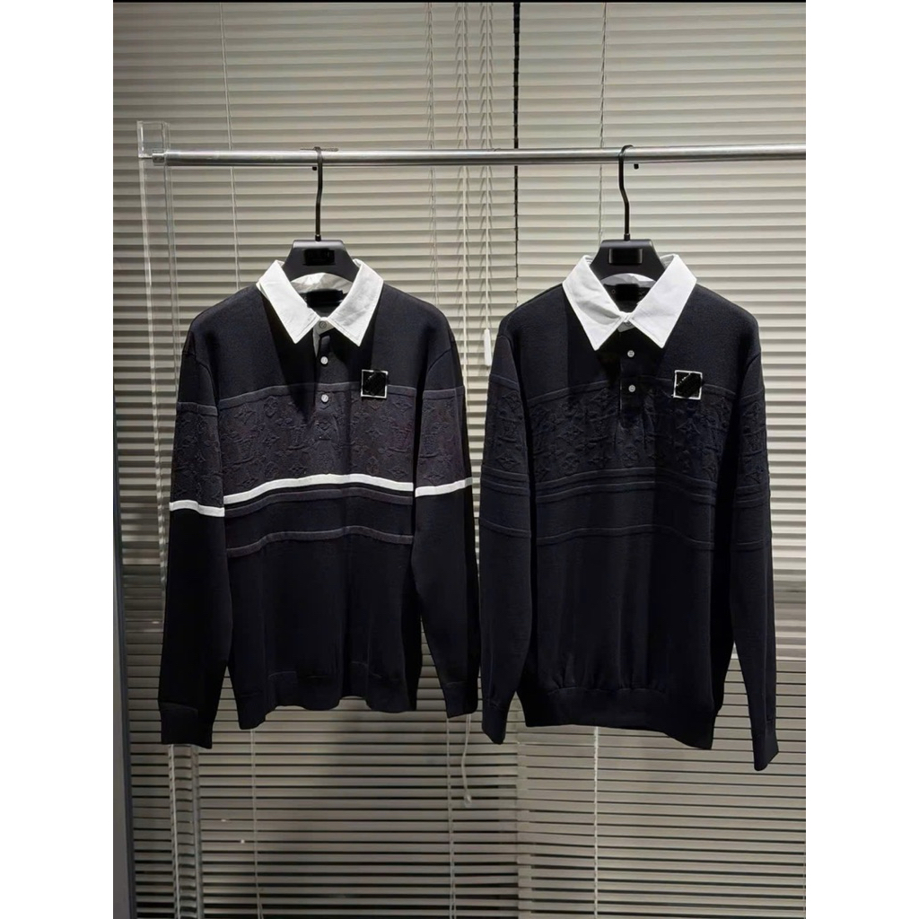 ⚡️[Hight Quality] Áo Len Cổ Tròn Nam Nữ \ / B1son Sweater Polo Dài - Điểm Nhấn Chữ Dệt Nổi Phối Cố Cao Cấp Loại 1