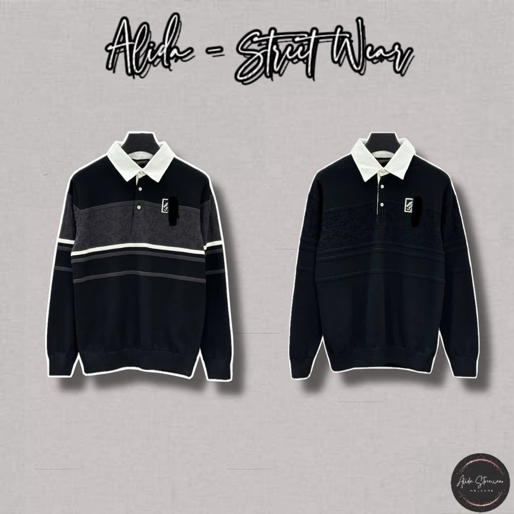 ⚡️[Hight Quality] Áo Len Cổ Tròn Nam Nữ \ / B1son Sweater Polo Dài - Điểm Nhấn Chữ Dệt Nổi Phối Cố Cao Cấp Loại 1