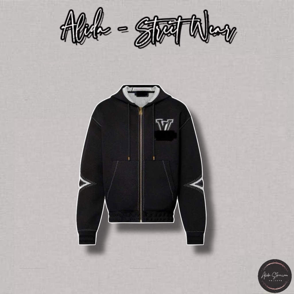 ⚡️[Hight Quality] Áo Khoác Hoodie Z1p \ / Zip Up Nam Nữ Dệt Kim - Điểm Nhấn Thêu Hoa 2 Bên Tay Cao Cấp Loại 1