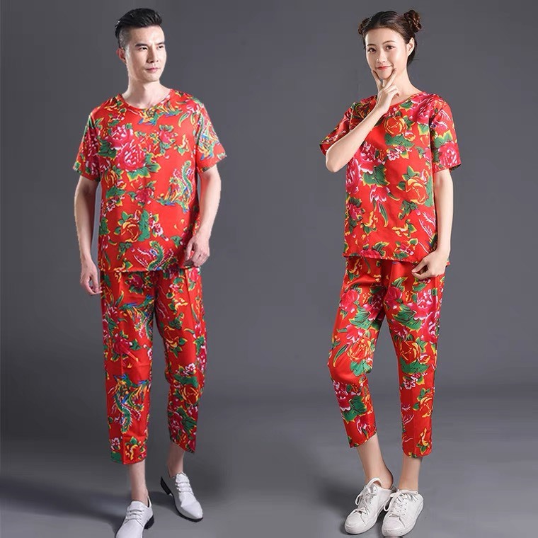 Bộ thể thao nam nữ CON CÔNG ĐỎ phong cách trẻ trung chất liệu thun lạnh mền mịn mát mẻ năng động Kl1