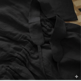 Oval Top /By Cor/ Áo Linen tay liền cột đai eo