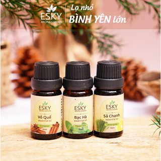 [HỎA TỐC] Combo FAVORITE Tinh Dầu Nguyên Chất ESKY Aroma Garden Tinh Dầu Đuổi Muỗi, Giảm Stress 3x10ml