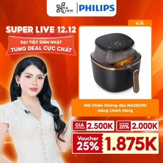 [VHL x Philips]-Nồi chiên không dầu Philips NA332/00 6.2 lít - Hàng Chính Hãng