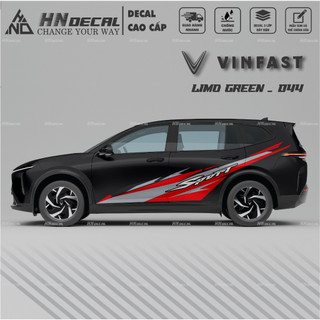 Decal dán xe LIMO GREEN -  Tem dán xe LIMO GREEN mẫu mới nhất nhiều màu sắc ( MẪU 044 )