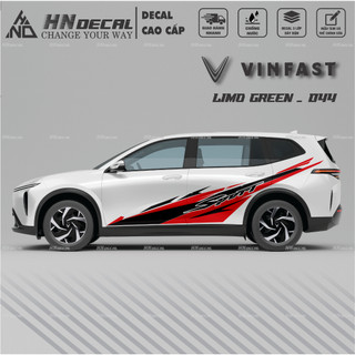 Decal dán xe LIMO GREEN -  Tem dán xe LIMO GREEN mẫu mới nhất nhiều màu sắc ( MẪU 044 )