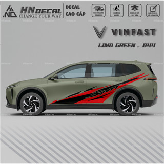 Decal dán xe LIMO GREEN -  Tem dán xe LIMO GREEN mẫu mới nhất nhiều màu sắc ( MẪU 044 )