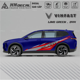 Decal dán xe LIMO GREEN -  Tem dán xe LIMO GREEN mẫu mới nhất nhiều màu sắc ( MẪU 044 )