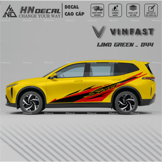Decal dán xe LIMO GREEN -  Tem dán xe LIMO GREEN mẫu mới nhất nhiều màu sắc ( MẪU 044 )