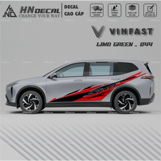 Decal dán xe LIMO GREEN -  Tem dán xe LIMO GREEN mẫu mới nhất nhiều màu sắc ( MẪU 044 )