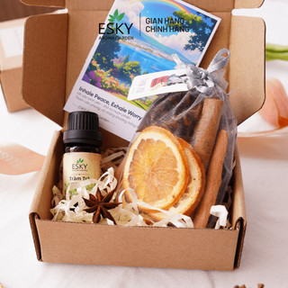 Túi Thơm Thảo Mộc ESKY Aroma Garden Trang Trí Khử Mùi Xe Ô tô Tủ Quần Áo Phòng Ngủ Túi Vải Voan Vải Bố