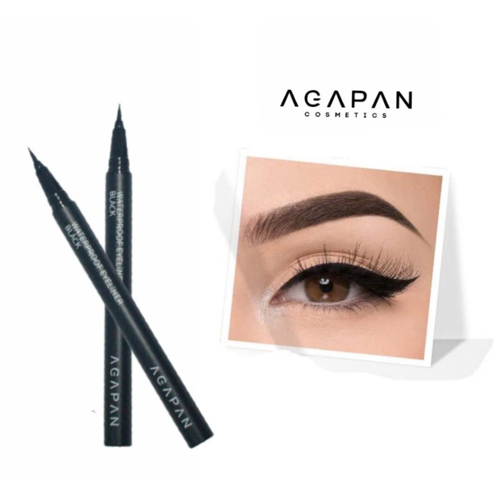 A43_ Bút dạ kẻ mắt Agapan waterproof eyeliner 0.5g Hàn Quốc