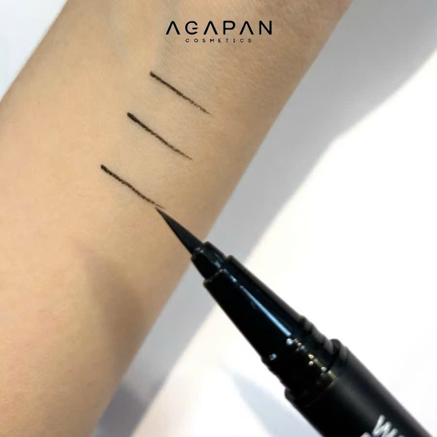 A43_ Bút dạ kẻ mắt Agapan waterproof eyeliner 0.5g Hàn Quốc