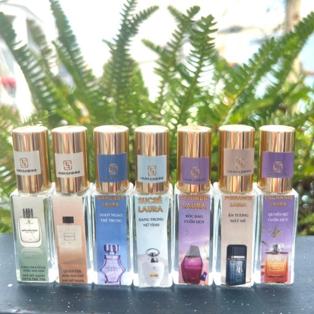Nước Hoa Laura Paris Chai 6.5ml Nhật Kim Anh Xịt Thơm Nam Nữ Perfume