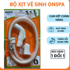 Bộ vòi xịt vệ sinh cao cấp ONSPA C132,bộ vòi xịt bồn cầu,dây vòi sen,vòi xịt inox,vòi xịt toilet,bộ vòi sen,vòi phun