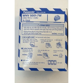 Công tắc B hàng full Panasonic WNV5001-7W