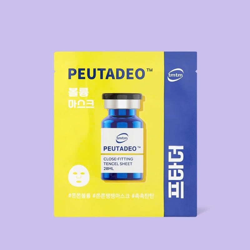 C96_ Mặt nạ cải thiện volume da, tăng đàn hồi TMTM Peutadeo™ Close-Fiting Tencel Sheet 28ml