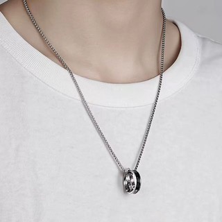 SNUOFO - Dây chuyền nam mới thời trang và đa năng mặt dây chuyền bằng thép titan cao cấp