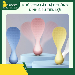 Muôi Cơm Lật Đật, Muỗng Bới Cơm Chống Dính, Thìa Xới Cơm Tự Đứng Không Bị Đổ Trên Mọi Bề Mặt