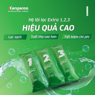 Trọn bộ 10 lõi lọc nước Hydrogen Kangaroo dành cho máy lọc nước Kangaroo KG100HC3 KG100CP
