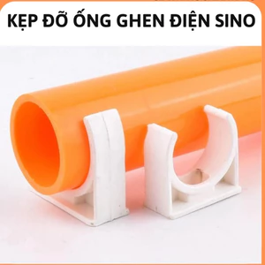 Kẹp đỡ ống ghen điện Sino,đai kẹp ống gen,kẹp ống,con bọ ống điện,móc kẹp dây điện,kẹp giữ ống PVC,kẹp càng cua gen điện
